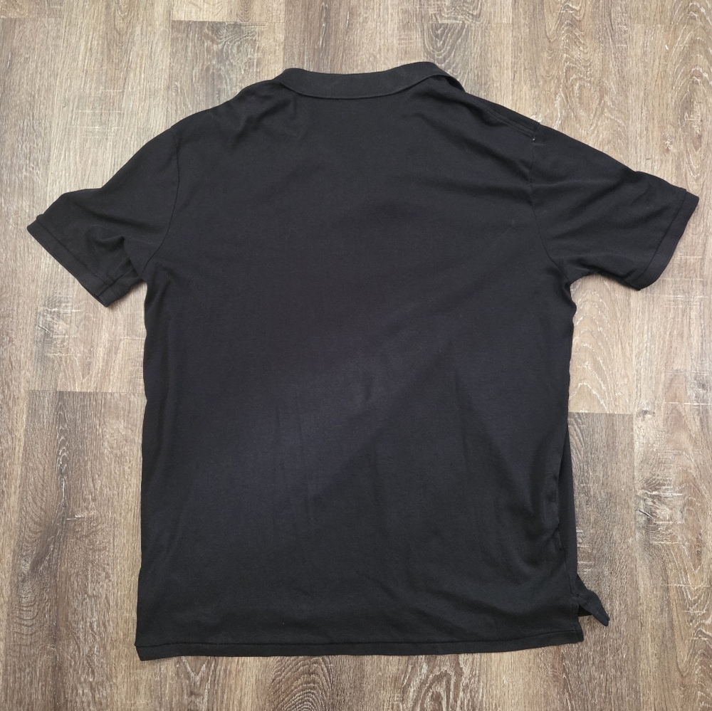 Ralph Lauren Polo Shirt Mens XL Black Red Pony Short Sleeve Preppy Casual - Picture 2 of 3